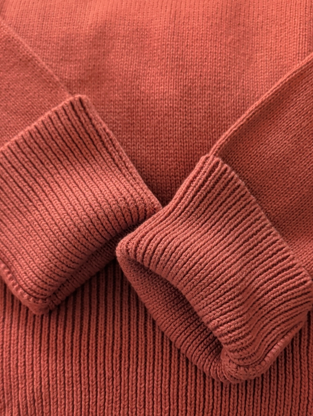 Club Monaco Cotton Knit Cowl Neck Sweater - Dusty Rose - Picture 7 of 10